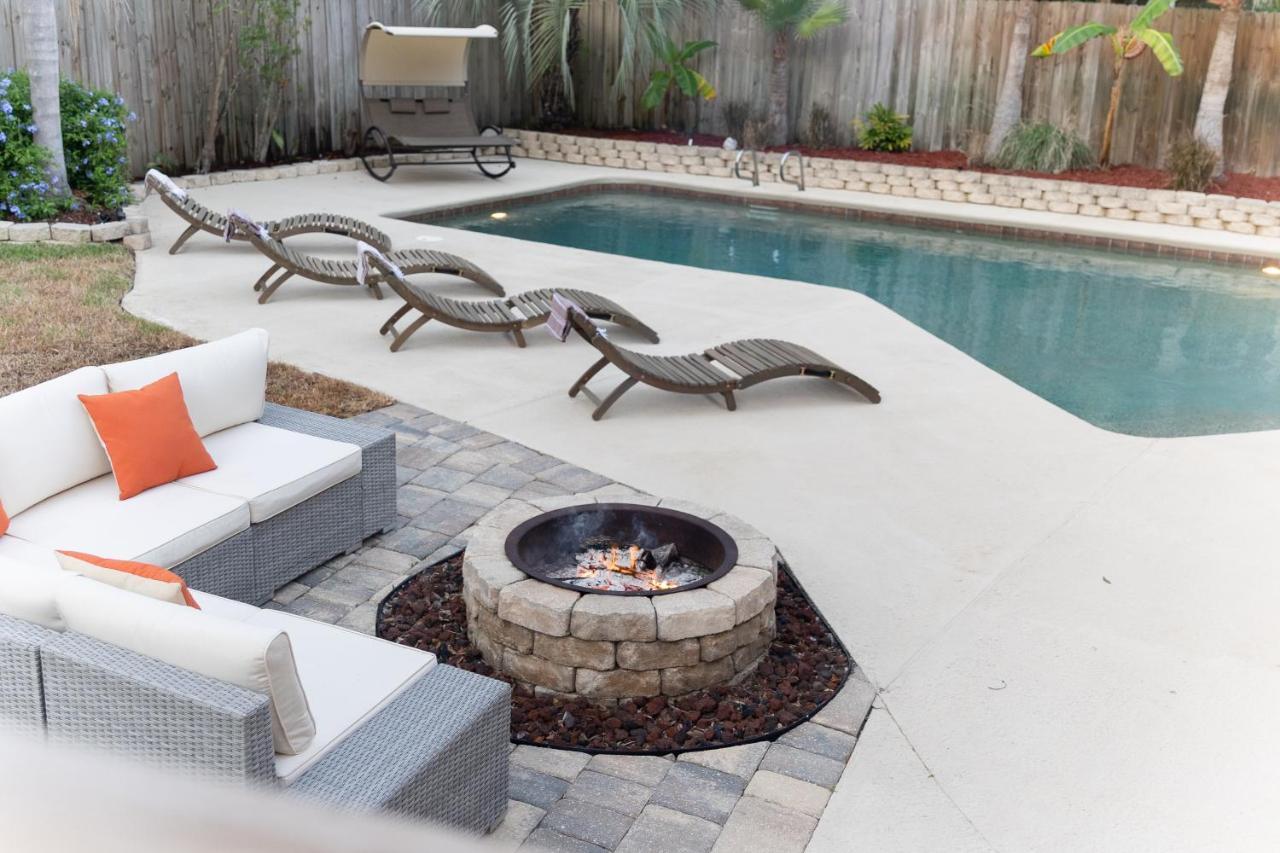 Pool & Hot Tub Home W Game Room! 1 Mile To Beach! Джэксонвилл-Бич Экстерьер фото